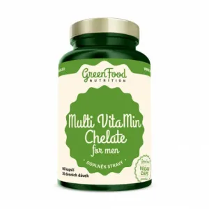 GreenFood Nutrition Multi VitaMin Chelate pro muže 90 kapslí