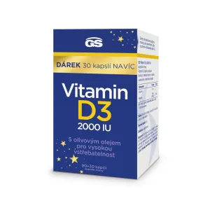 GreenSwan GS Vitamin D3 2000 IU 90+30 kapslí