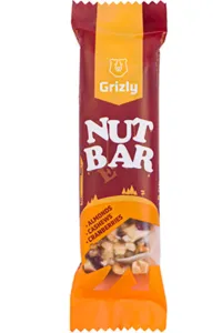 GRIZLY Nut bar mandle-kešu-brusinky 40 g