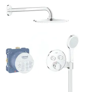 GROHE Grohtherm SmartControl Sprchový set Perfect s podomítkovým termostatem, 210 mm, chrom 34743000