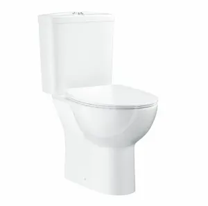 GROHE Bau Ceramic WC kombi set s nádržkou a sedátkem Softclose, Rimless, DualFlush, alpská bílá 39942000