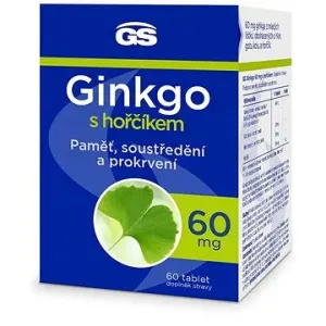 GS Ginkgo 60 mg s hořčíkem, 60 tablet