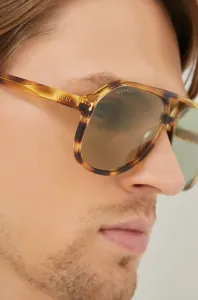 Sluneční brýle Gucci pánské, hnědá barva #3424121