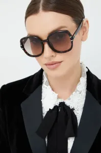 Sluneční brýle Gucci dámské, hnědá barva #2030571