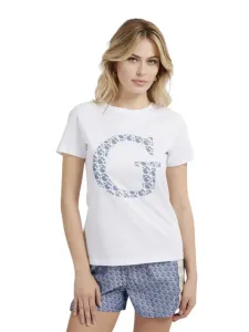 Guess dámské bílé tričko - S (G011) #4648733