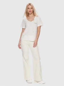 Guess dámské bílé tričko - XS (G012) #5898983