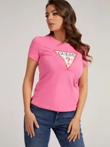 Guess dámské růžové tričko #1412784