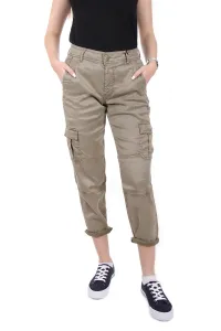 Guess dámské khaki kalhoty  - 28 (AUFL)
