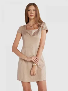 Guess dámské béžové šaty - S (A10L)