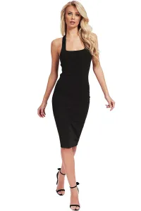 Guess dámské černé koktejlové šaty - S (JBLK) #1406944