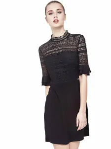 Guess dámské černé šaty s krajkou #1402249