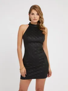 Guess dámské černé šaty - XS (JBLK) #5303206