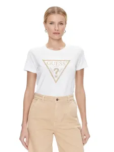 Guess dámské bílé tričko - M (G011) #5920910