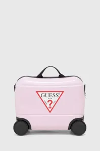 Dětský kufr Guess růžová barva #5636395