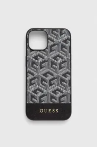 Pouzdro Guess PU G Cube MagSafe zadní kryt pro Apple iPhone 14 Black
