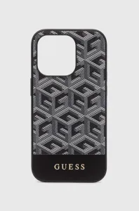 Pouzdro Guess PU G Cube MagSafe zadní kryt pro Apple iPhone 14 PRO Black