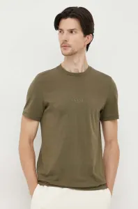 Bavlněné tričko Guess AIDY zelená barva, s aplikací, M2YI72 I3Z14