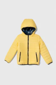 Dětská oboustranná bunda Guess žlutá barva #6112623