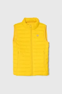 Dětská vesta Guess žlutá barva #5938415