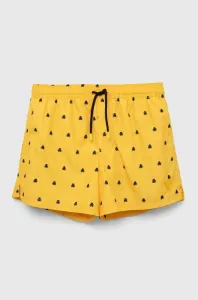 Dětské plavkové šortky Guess žlutá barva #5967009
