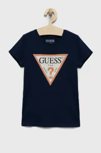 Dětské tričko Guess tmavomodrá barva #5820723