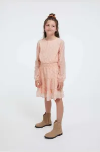 Dívčí šaty Guess oranžová barva, mini #5938427