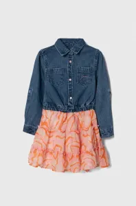Dívčí šaty Guess růžová barva, mini #5968992