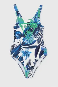 Jednodílné dětské plavky Guess tyrkysová barva #6210070