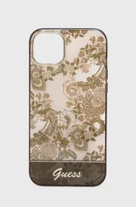 Guess GUHCP14MHGPLHC Apple iPhone 14 Plus ochre hardcase Porcelain Collection
