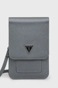 Pouzdro Guess Saffiano Triangle Logo Phone Bag Universal GUWBSATMGR Grey