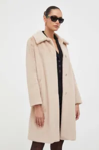 Kabát Guess dámský, béžová barva, přechodný #5820846