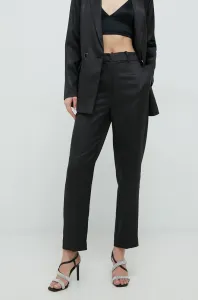Kalhoty Guess dámské, černá barva, široké, high waist #5212985