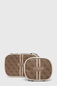 Kosmetická taška Guess 2-pack béžová barva