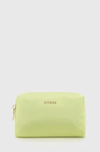 Kosmetická taška Guess žlutá barva #5042901