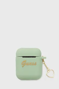 Guess GUA2LSCHSN AirPods cover green Silicone Charm Heart Collection (GUA2LSCHSN)