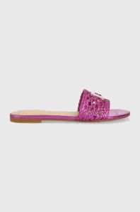 Pantofle Guess dámské, růžová barva #5625028