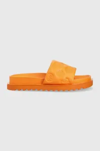 Pantofle Guess FABETZA dámské, oranžová barva, FL6BZT ELE19 #4685821