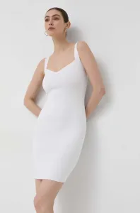 Šaty Guess bílá barva, mini #3649452