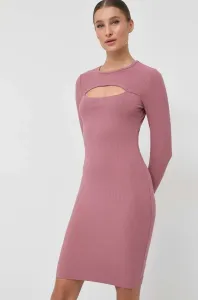 Šaty Guess LANA růžová barva, mini, WBBK86 KB9E2