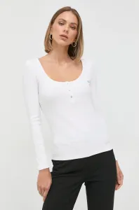 Tričko s dlouhým rukávem Guess KARLEE bílá barva, W2YP46 KBCO2