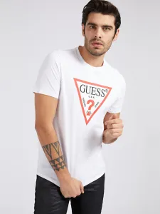 Guess pánské tričko Barva: Bílá, Velikost: L #1135782