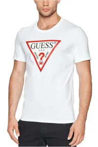 Guess pánské tričko Barva: G011 Pure White, Velikost: 2XL #1140844