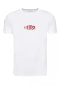 Guess pánské tričko Barva: G011 Pure White, Velikost: L #1140841