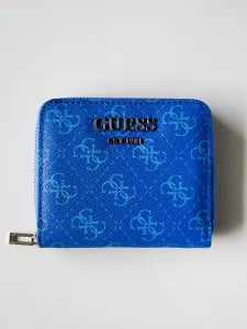 Guess dámská modrá peněženka #5962563