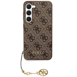 Kryt Guess GUHCS24MGF4GBR S24+ S926 brown hardcase 4G Charms Collection (GUHCS24MGF4GBR)