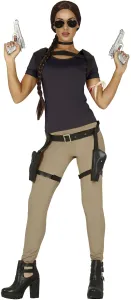Guirca Dámský kostým - Lara Croft Velikost - dospělý: M