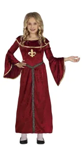 Guirca Dívčí kostým - Středověká princezna Velikost - děti: L