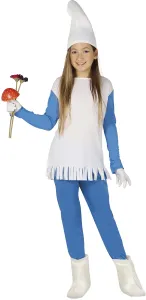 Kostým Smurf - dívka Velikost - děti: XL