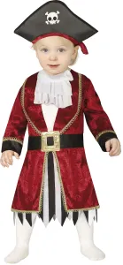 Guirca Dětský kostým pro nejmenší - Pirát Velikost nejmenší: 12 - 18 měsíců