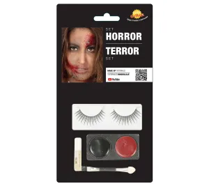 Guirca Horror Make-up set černo/červený